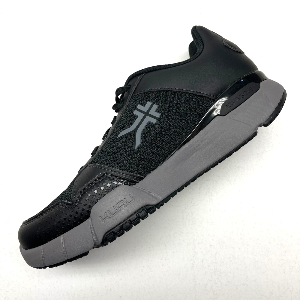 Kuru Quantum 2.0 Mens Size 8.5 Medium Jet Black Slate Gray